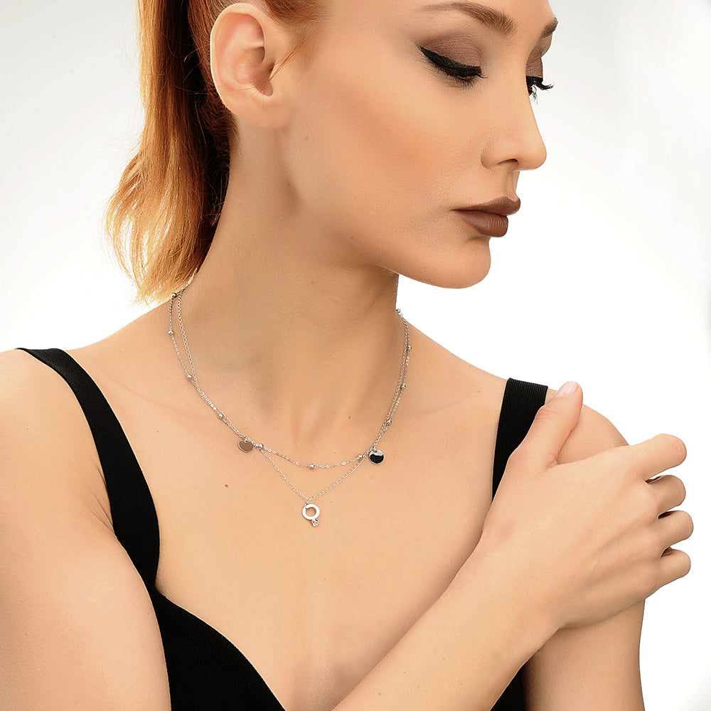 Giddod Halskette Weiß