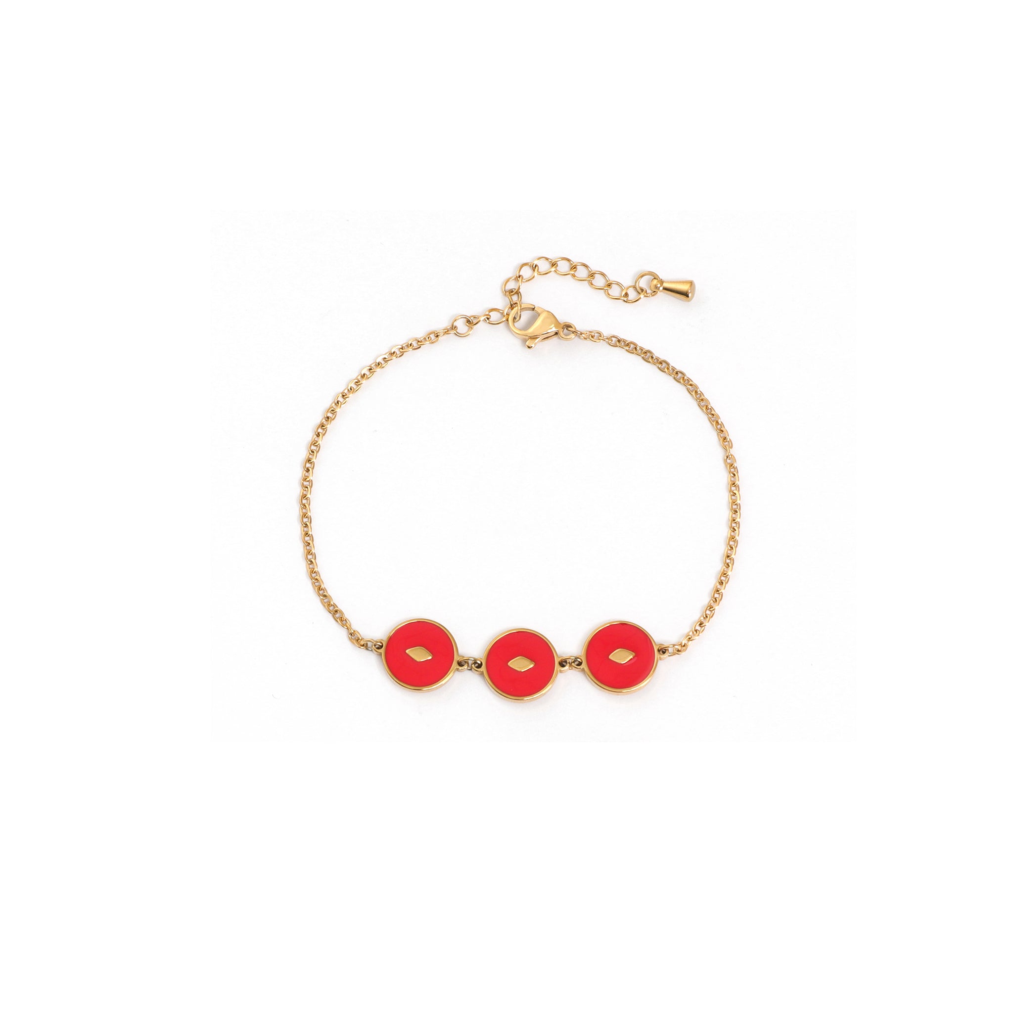 Karena Rot Armband Gold