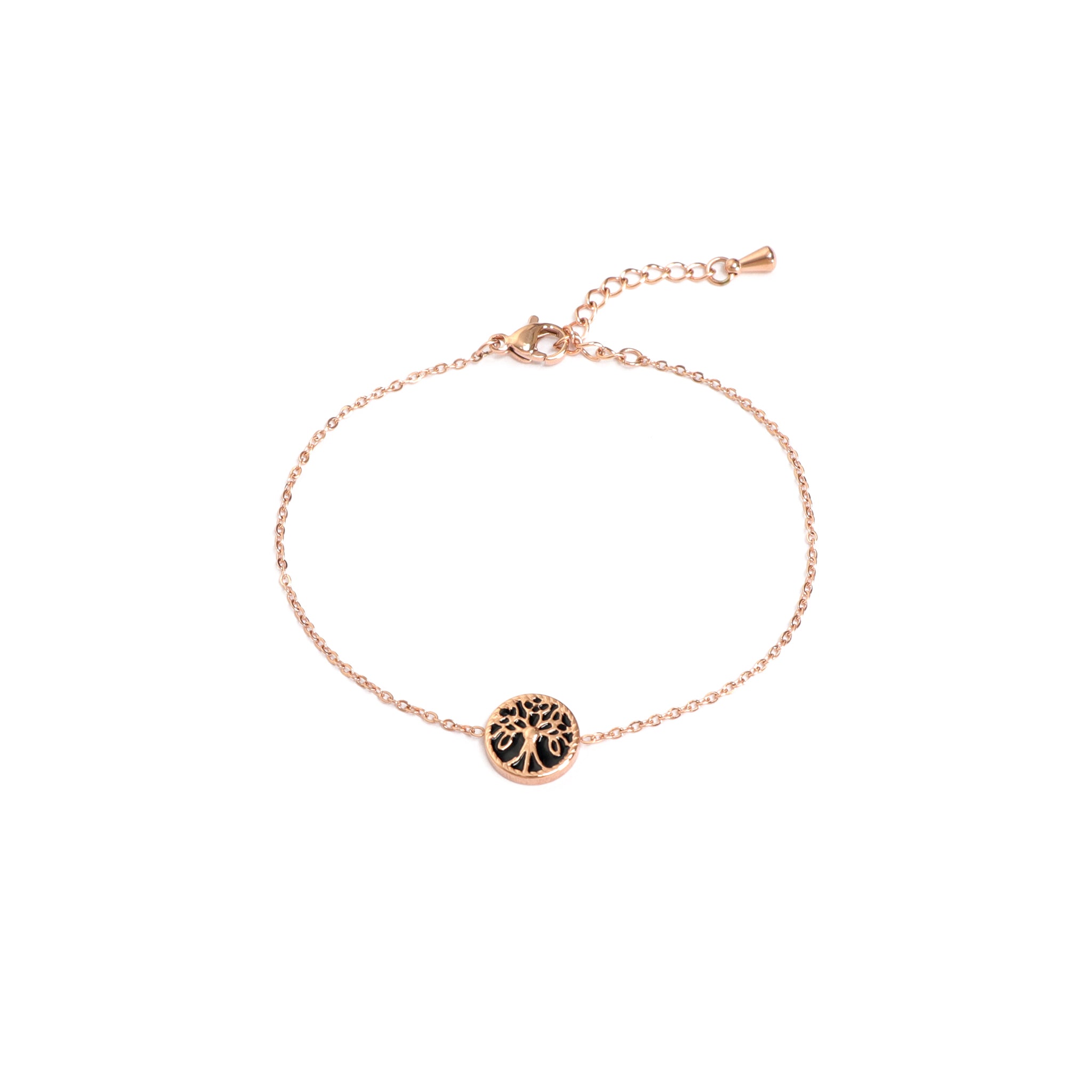 Kirestin Schwarz Armband Rose