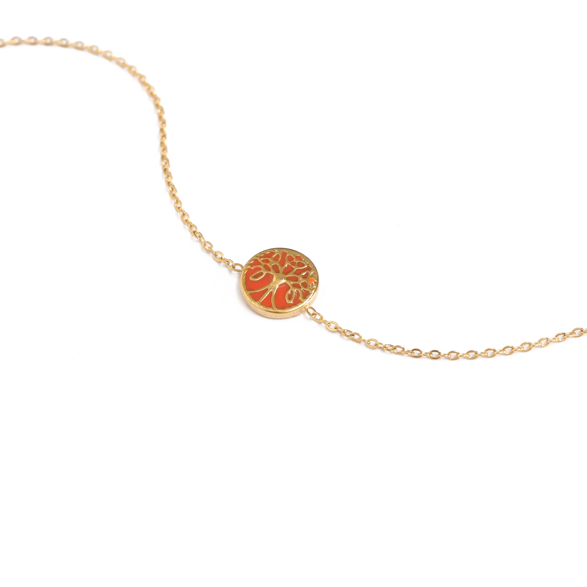 Kirestin Rot Armband Gold