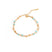 Regable Blau Armband Gold
