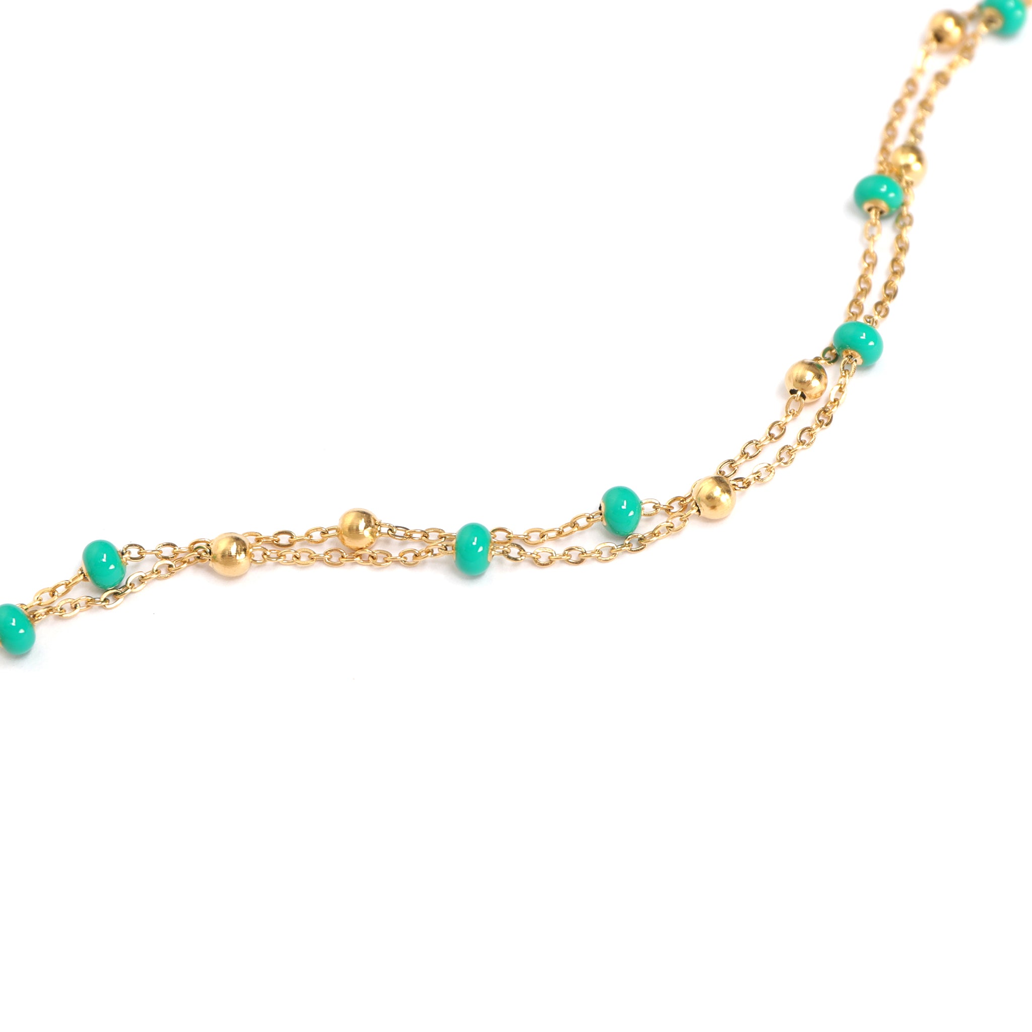 Regable Grün Armband Gold