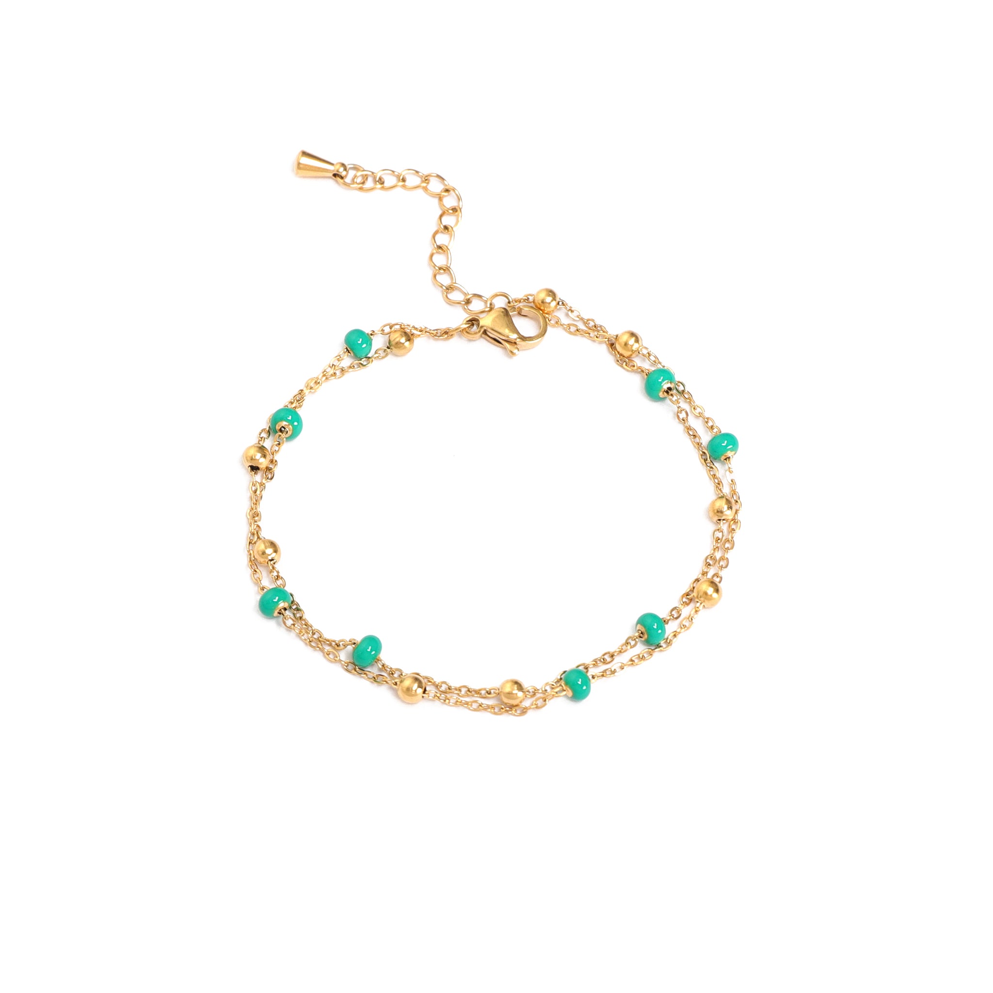 Regable Grün Armband Gold