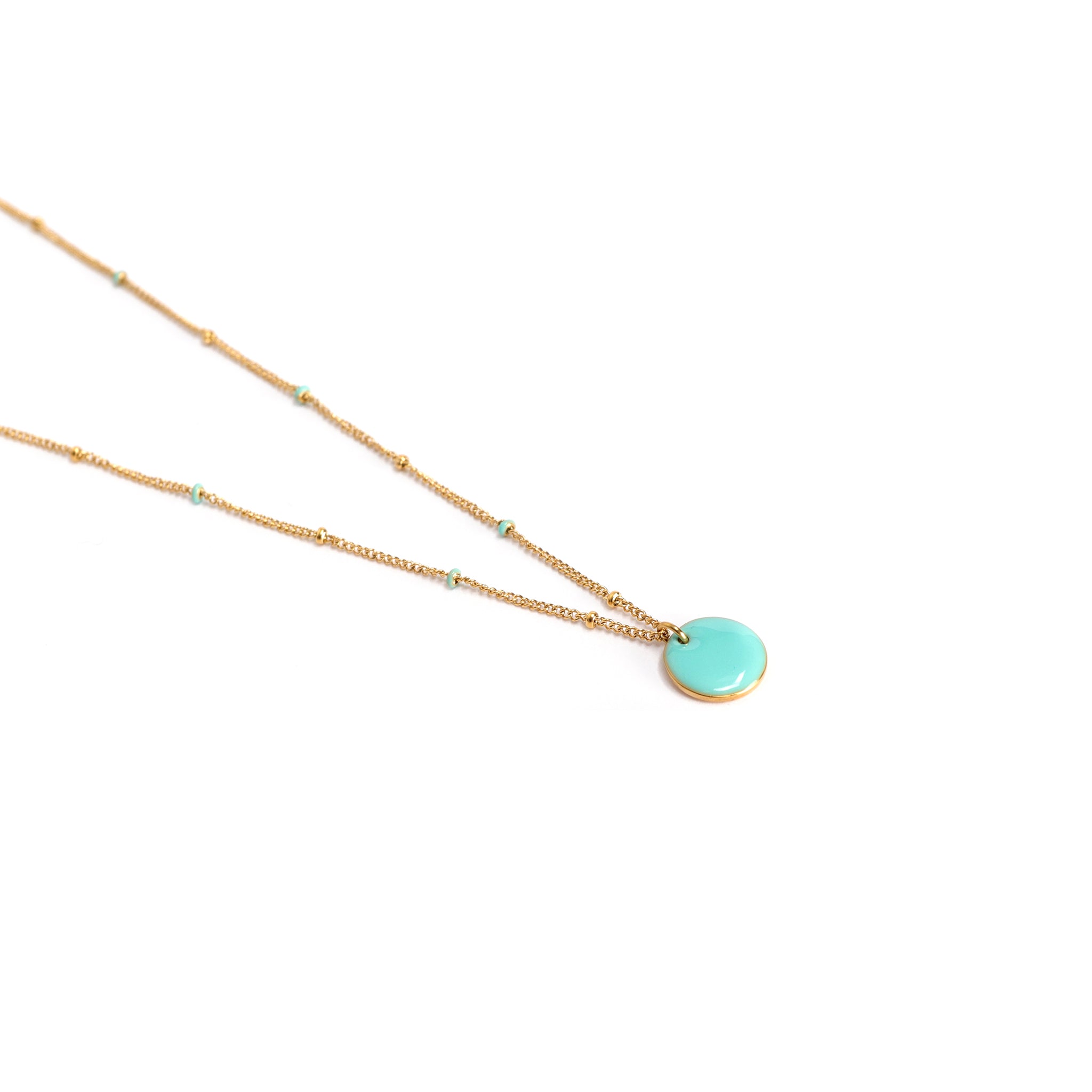 Sawinta Türkis Halskette Gold