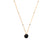 Sawinta Schwarz Halskette Gold