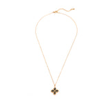 Rezva Schwarz Halskette Gold