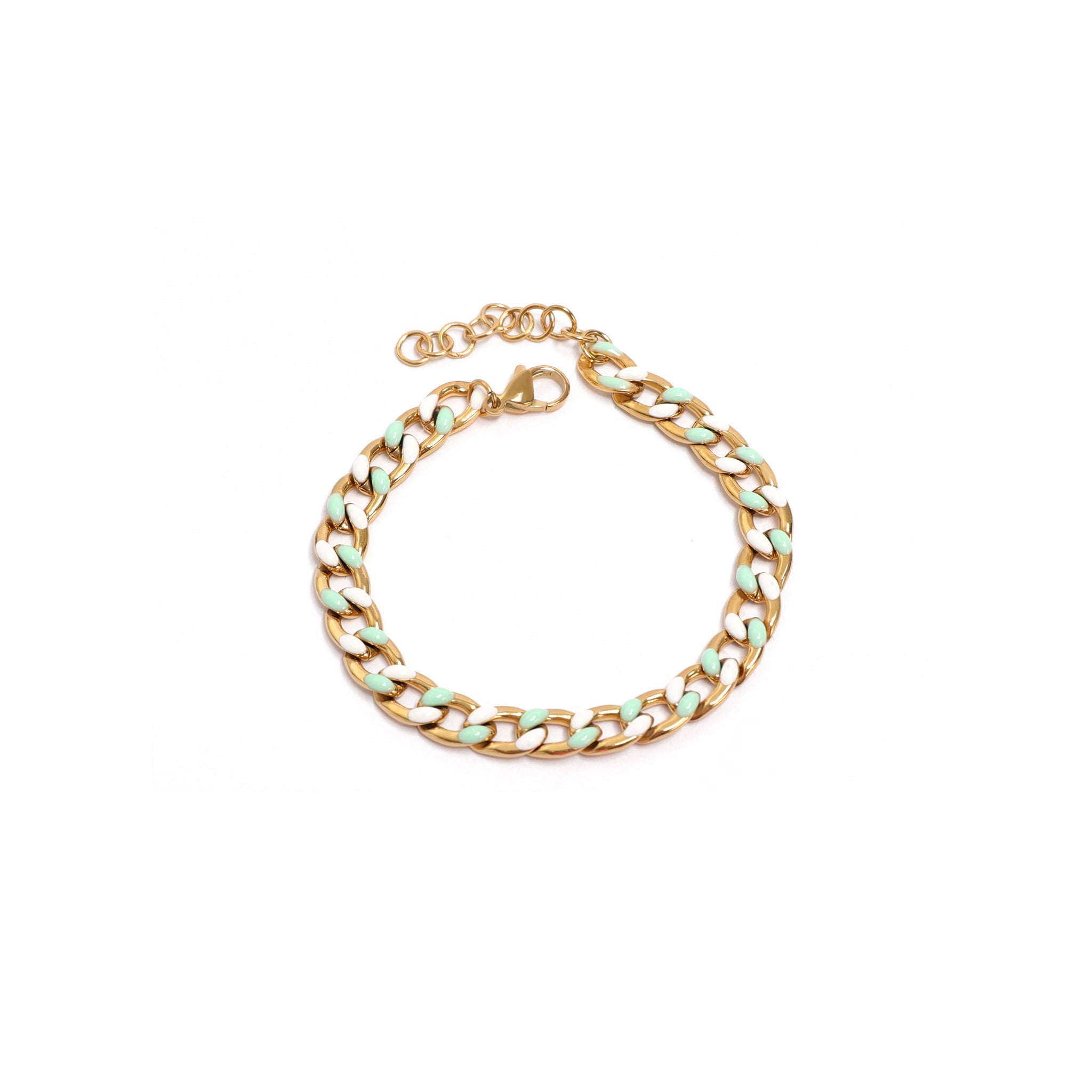 Galotip Grün Armband Gold