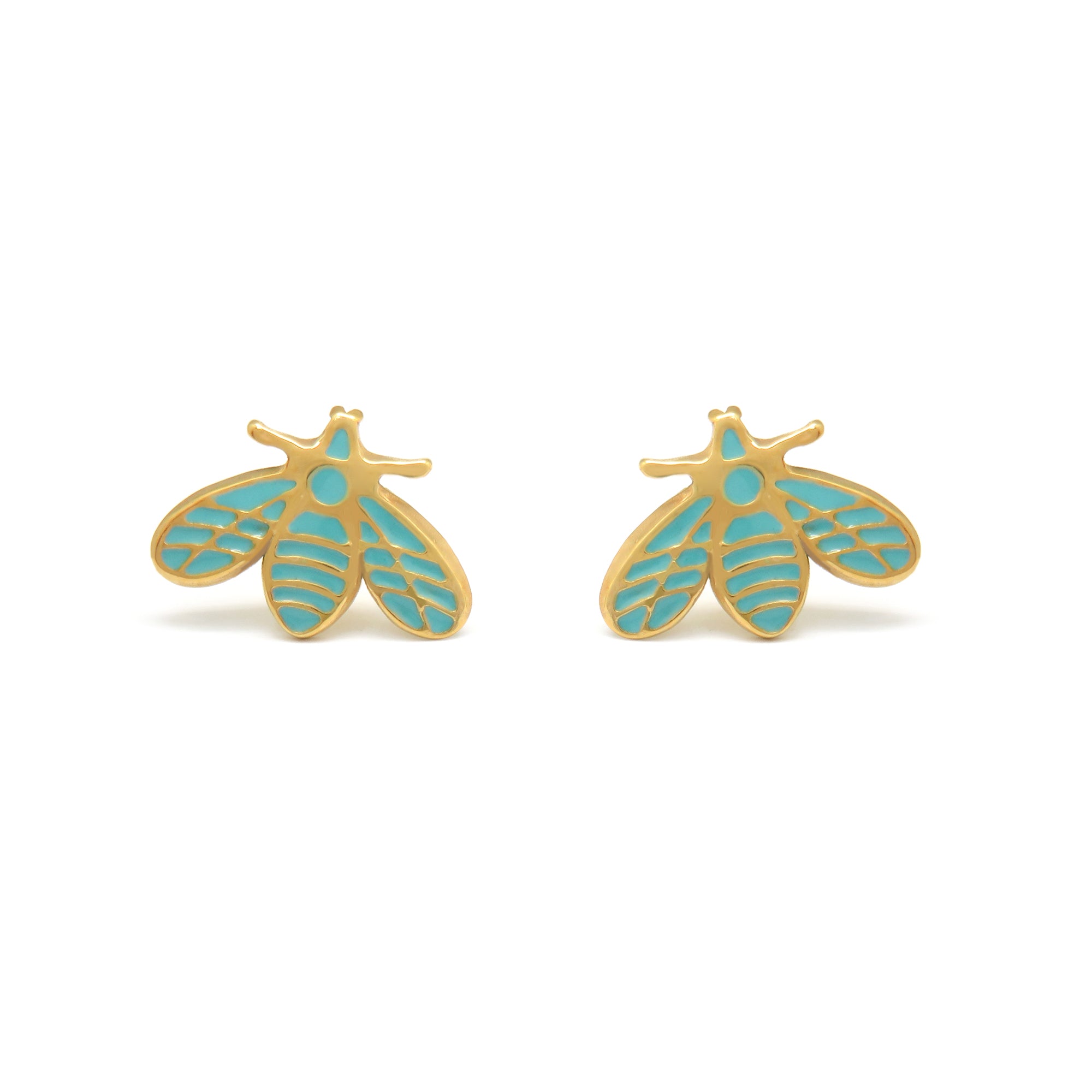 Wezore Ohrringe Blau