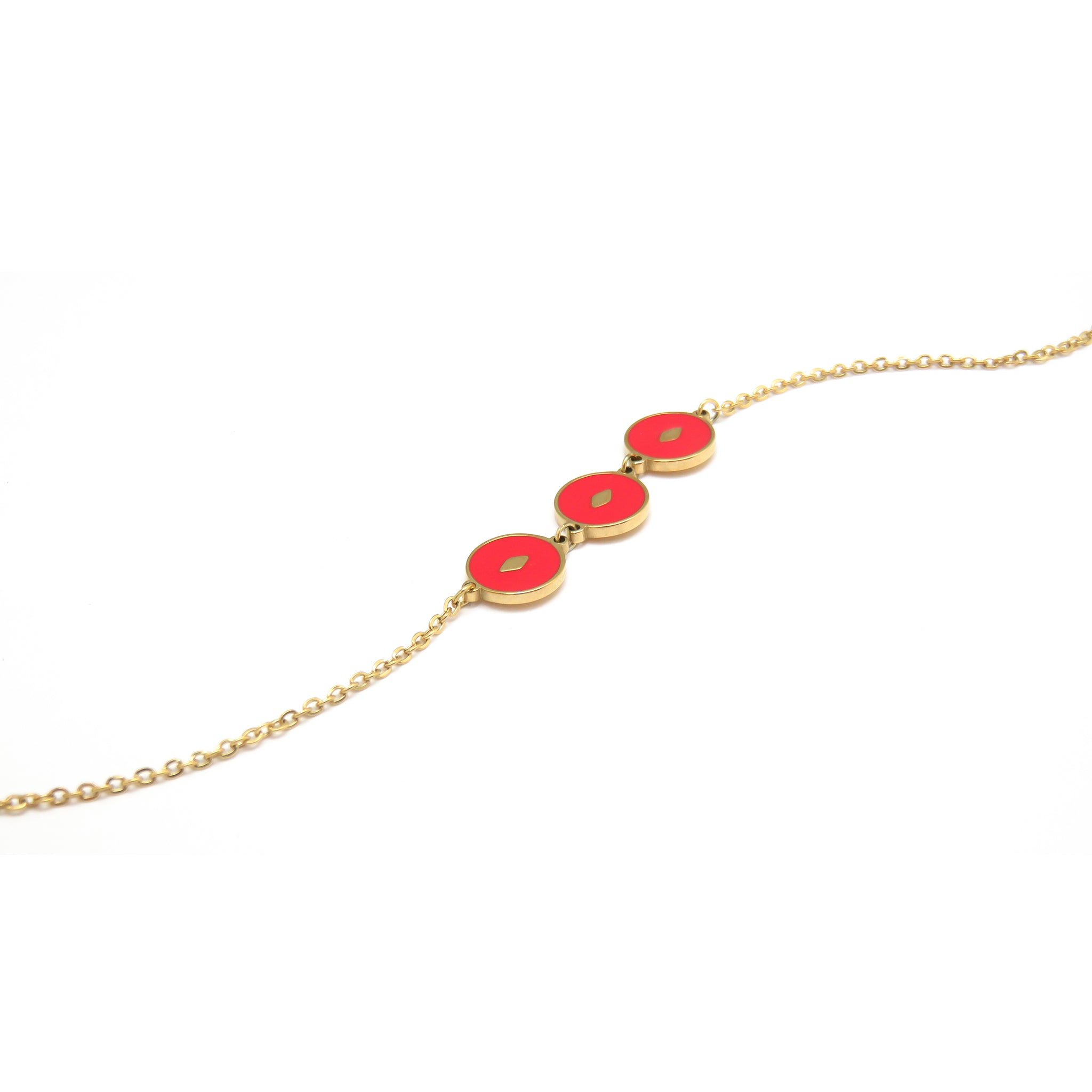 Karena Rot Armband Gold