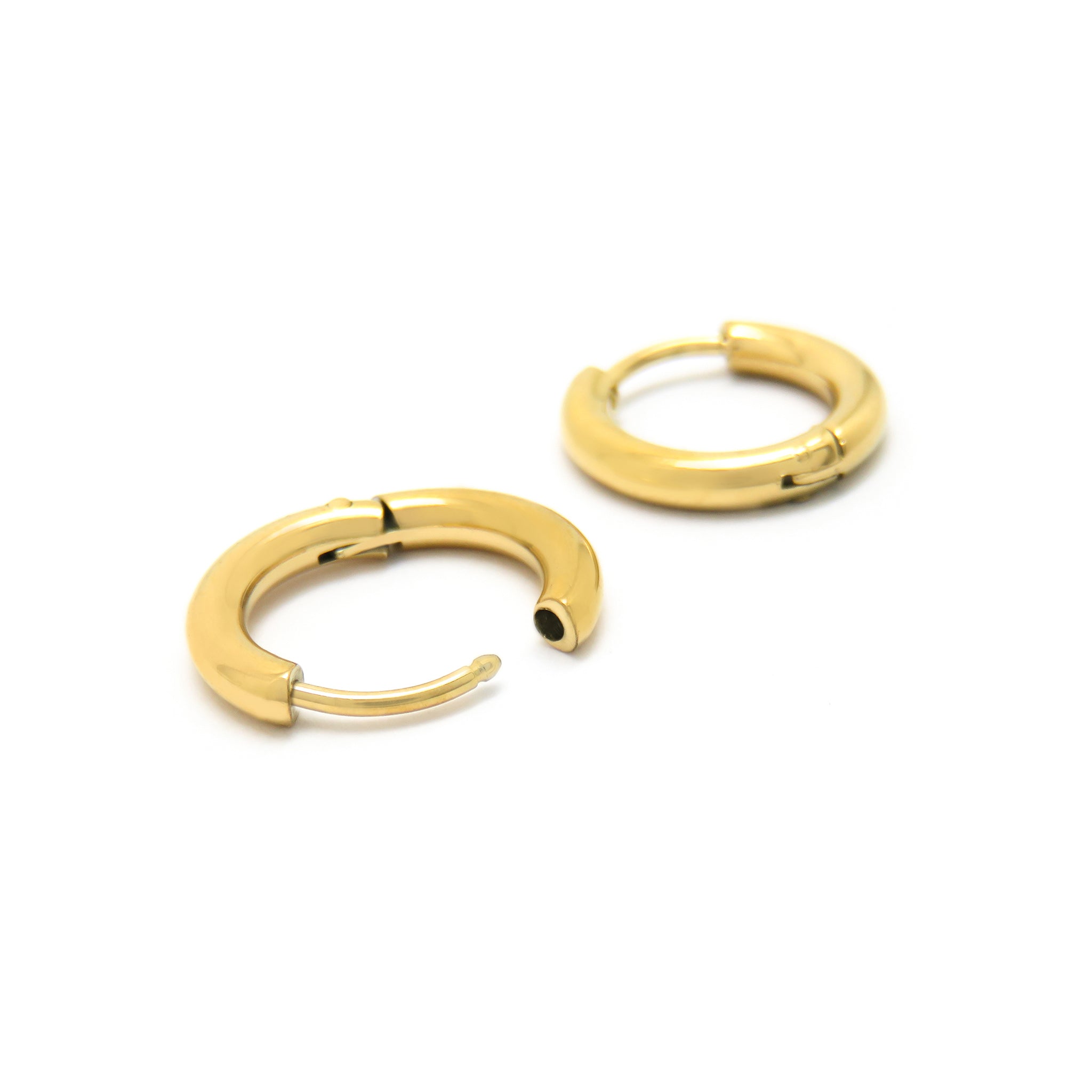 Ronder Ohrringe Gold