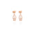 Glappe Ohrringe Rose