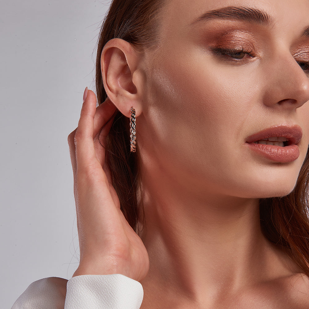 Gimbr Ohrringe Weiß