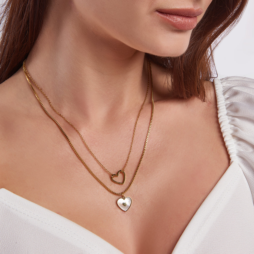 Gemasiv Halskette Gold