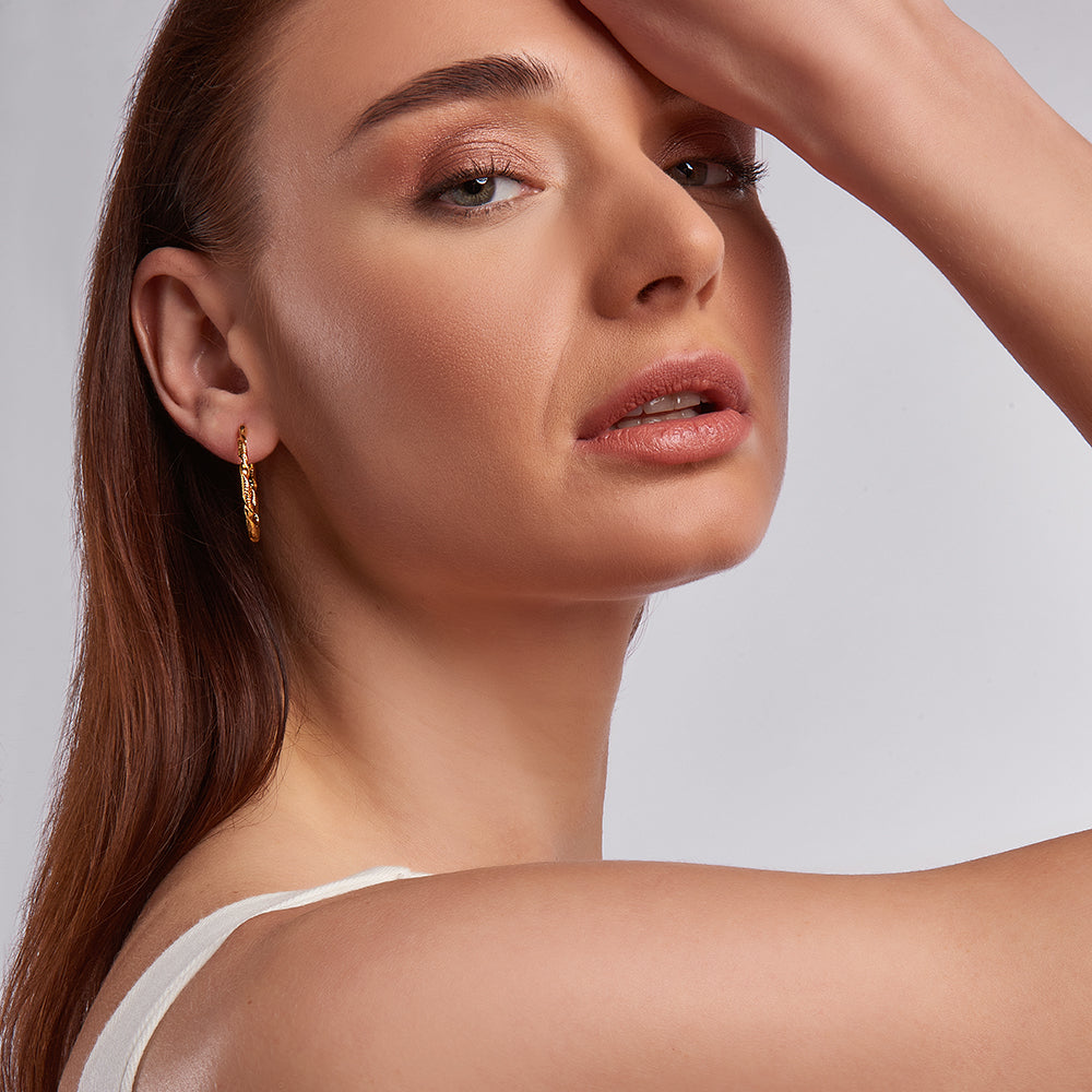 Owrec Ohrringe Gold