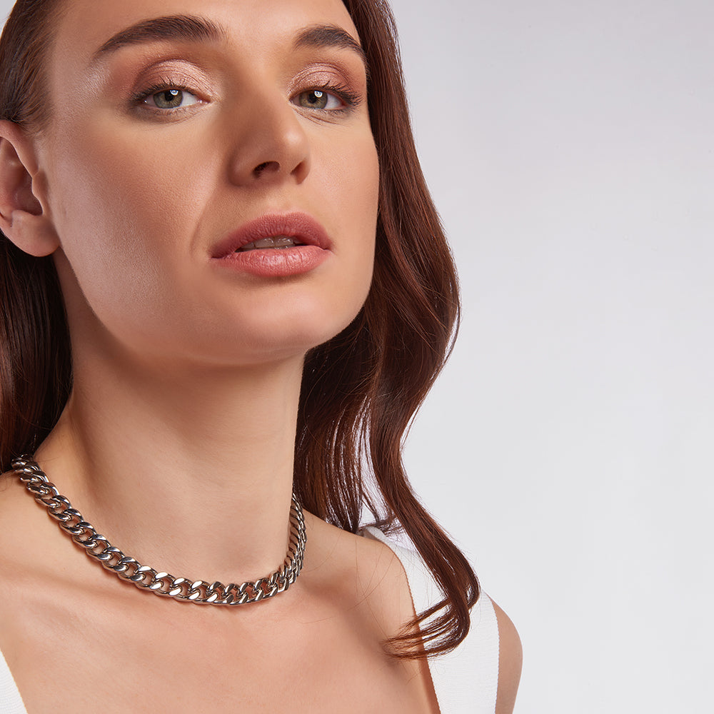 Gimbr Halskette Weiß