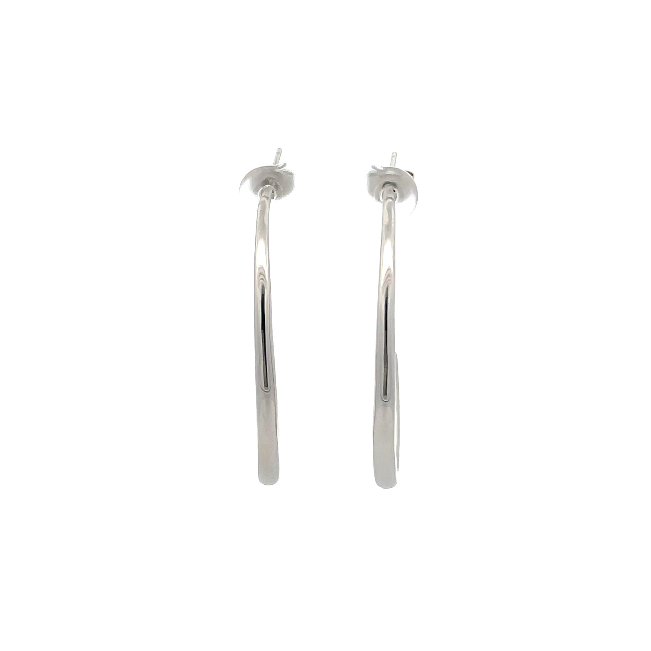 Unmunde Ohrringe Weiß