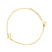 Pfer Letter-V Armband Gold