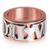 1 WORLD 1 LOVE Ring Set