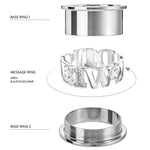 1 WORLD 1 LOVE Ring Set