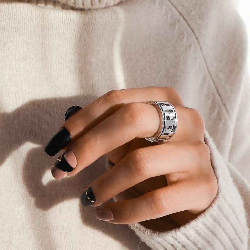 1 WORLD 1 LOVE Ring Set