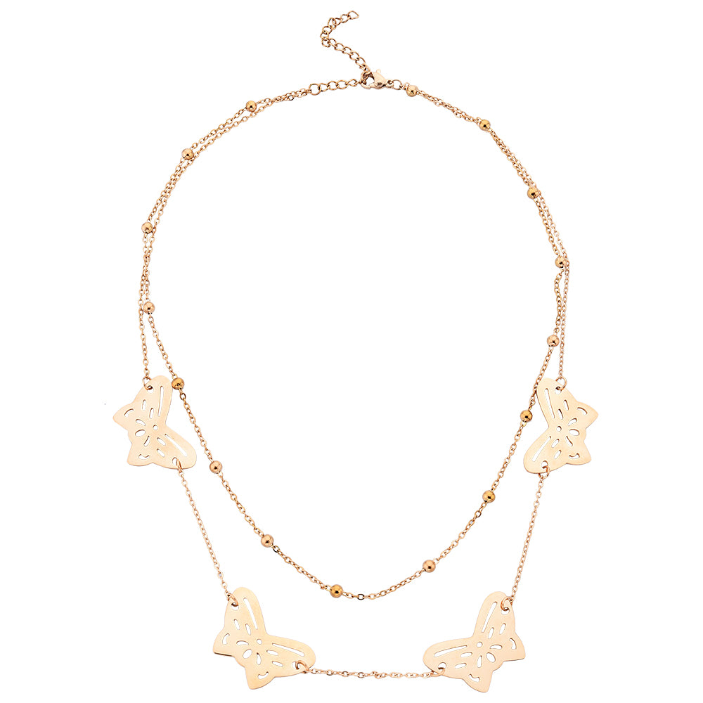 Fold Halskette Rose