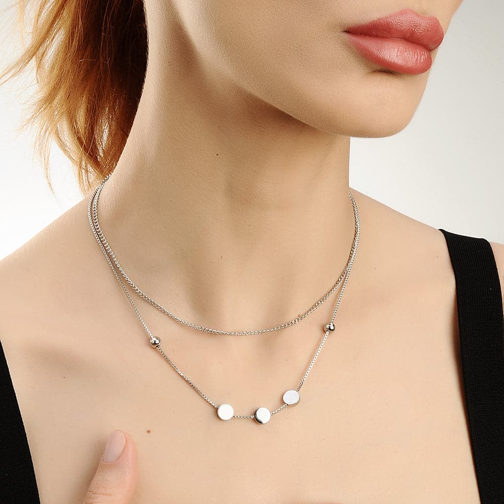 Civeri Halskette Weiß