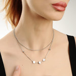 Civeri Halskette Weiß