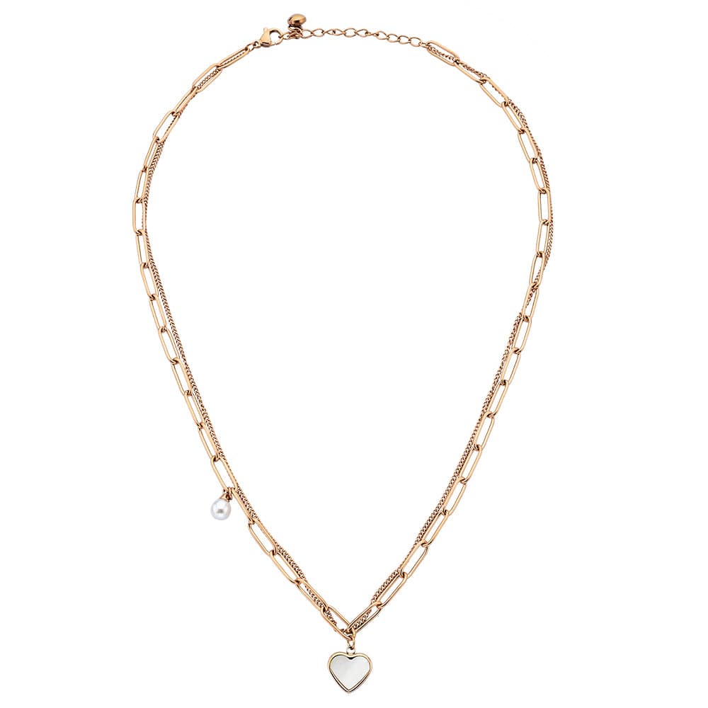 Gulde Halskette Rose