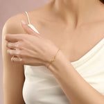 Pfer Letter-L Armband Gold