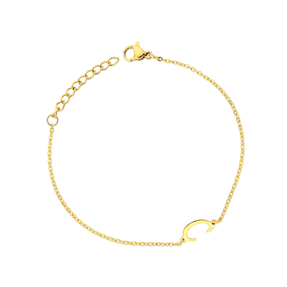 Pfer Letter-C Armband Gold