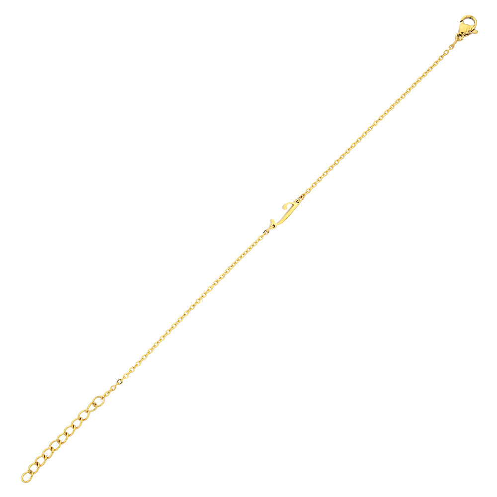 Pfer Letter-J Armband Gold