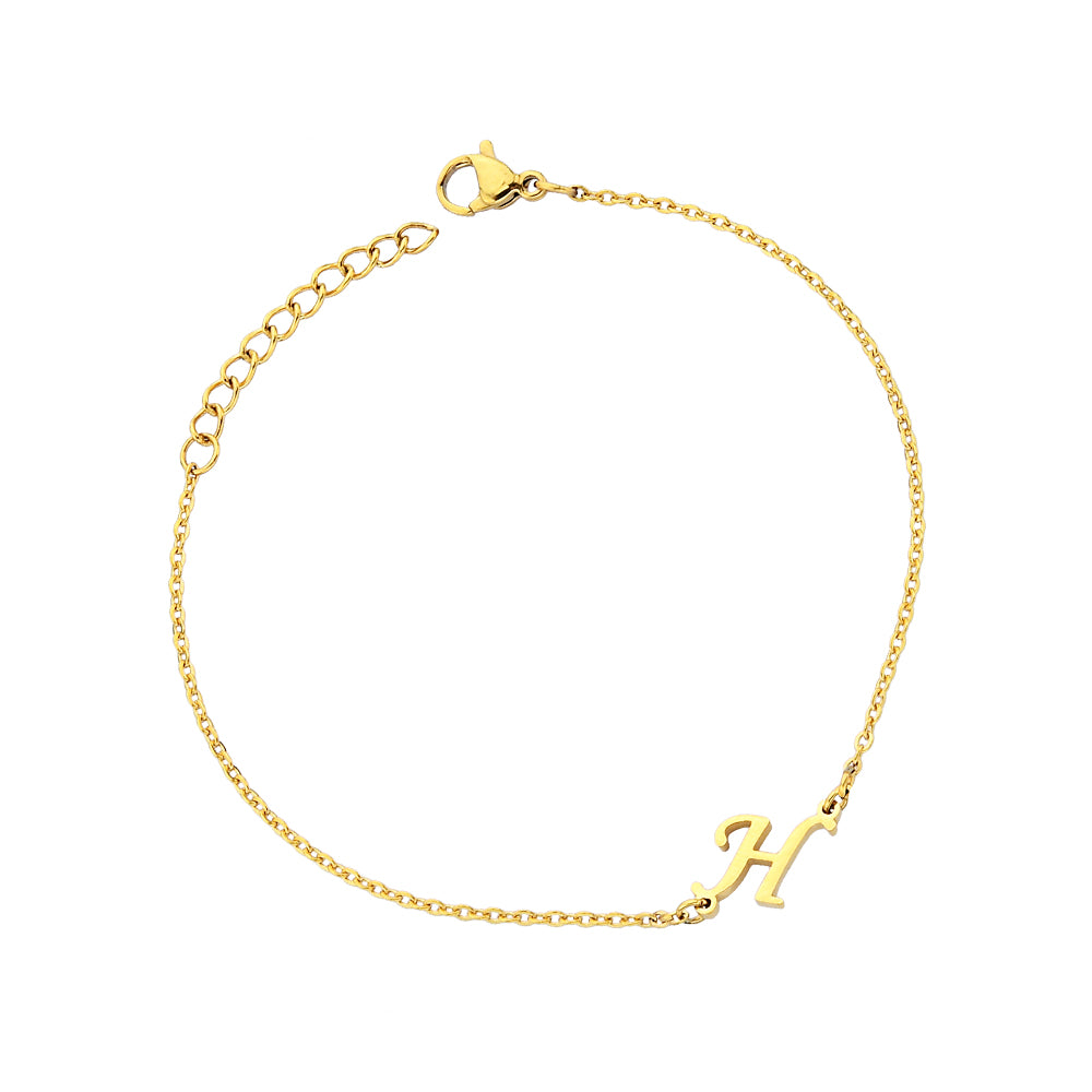 Pfer Letter-H Armband Gold