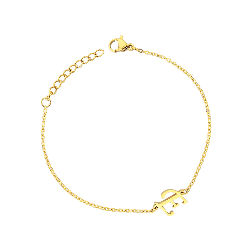 Pfer Letter-E Armband Gold