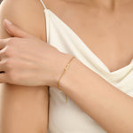 Pfer Letter-J Armband Gold