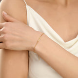 Pfer Letter-J Armband Gold
