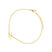 Pfer Letter-N Armband Gold