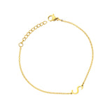 Pfer Letter-S Armband Gold