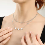 Civeri Halskette Weiß