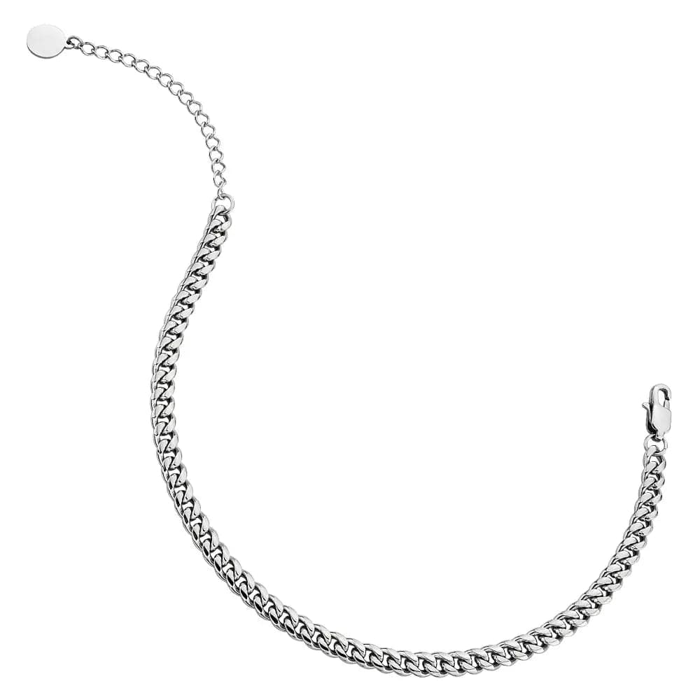 Adgi Fußkette Weiß