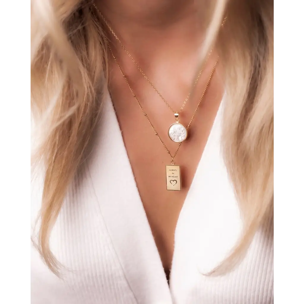 'ALWAYS IN MY HEART' necklace