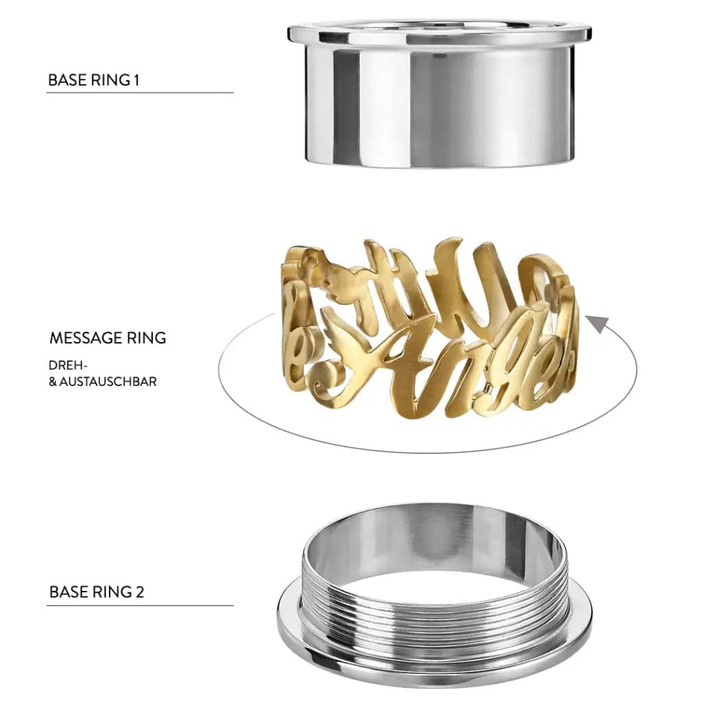 ANGELS WITH ME Ring Set