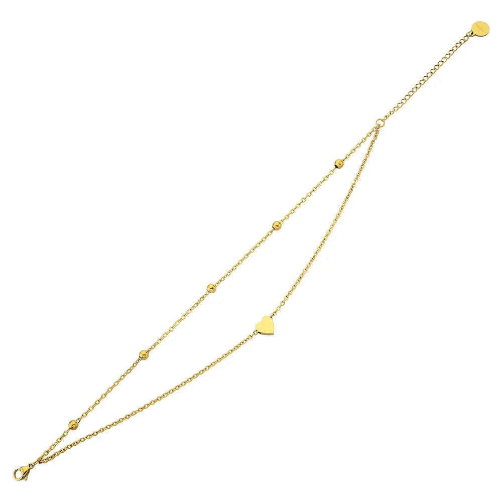 Asset Fußkette Gold