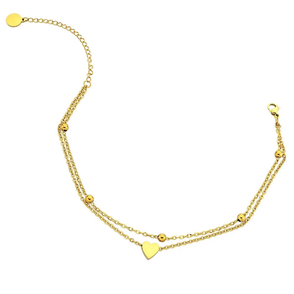 Asset Fußkette Gold