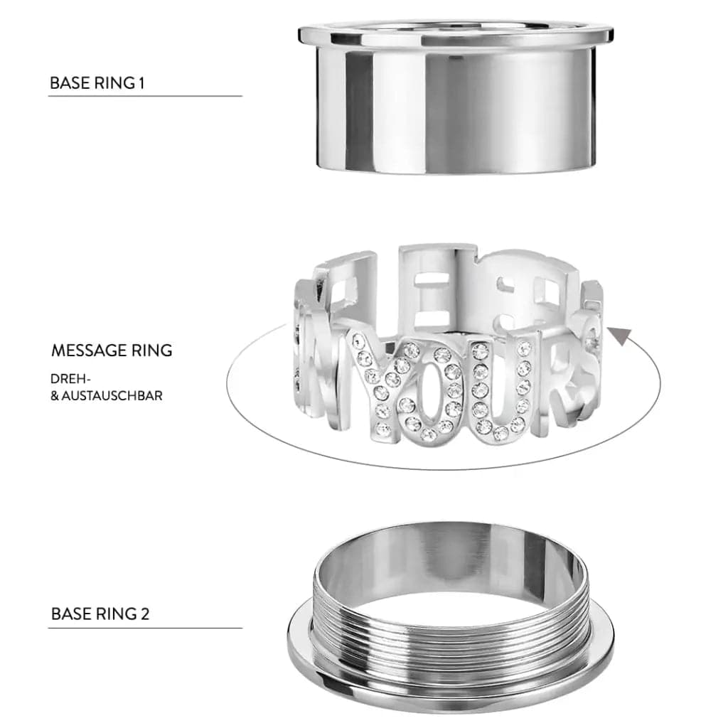 BELIEVE IN YOURSELF Ring Set