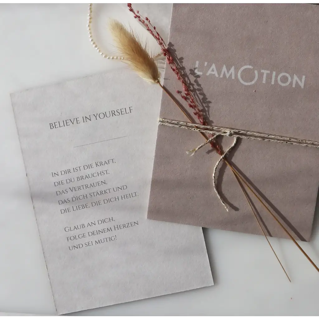 BELIEVE IN YOURSELF Ring Set