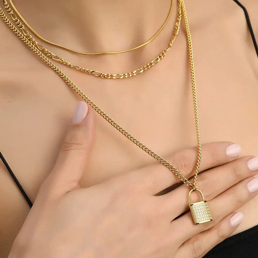 Boden Halskette Gold