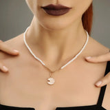 Cumet Halskette Rose