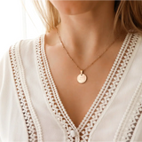 'DREAM BELIEVE DO' circle necklace