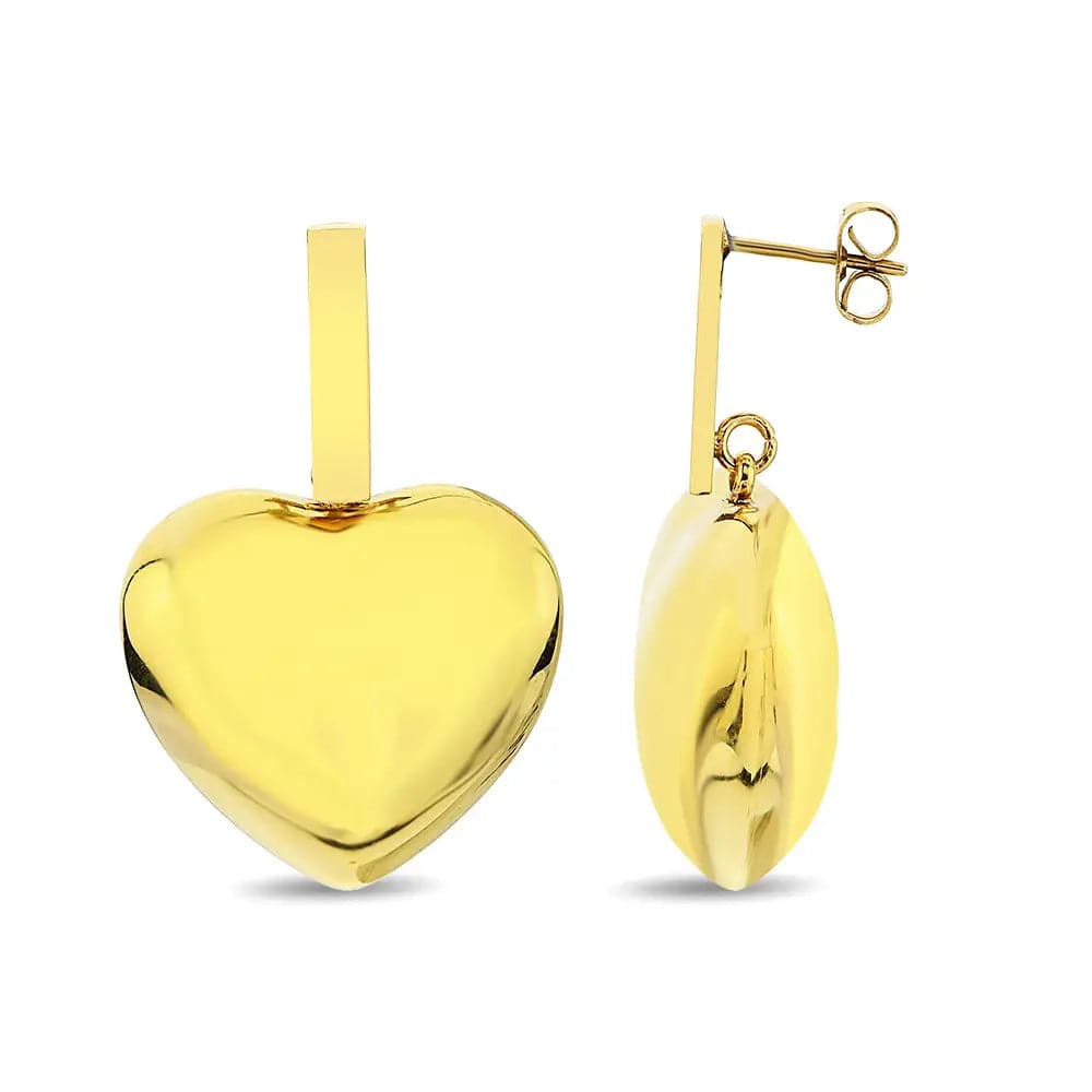 Elumung Ohrringe Gold