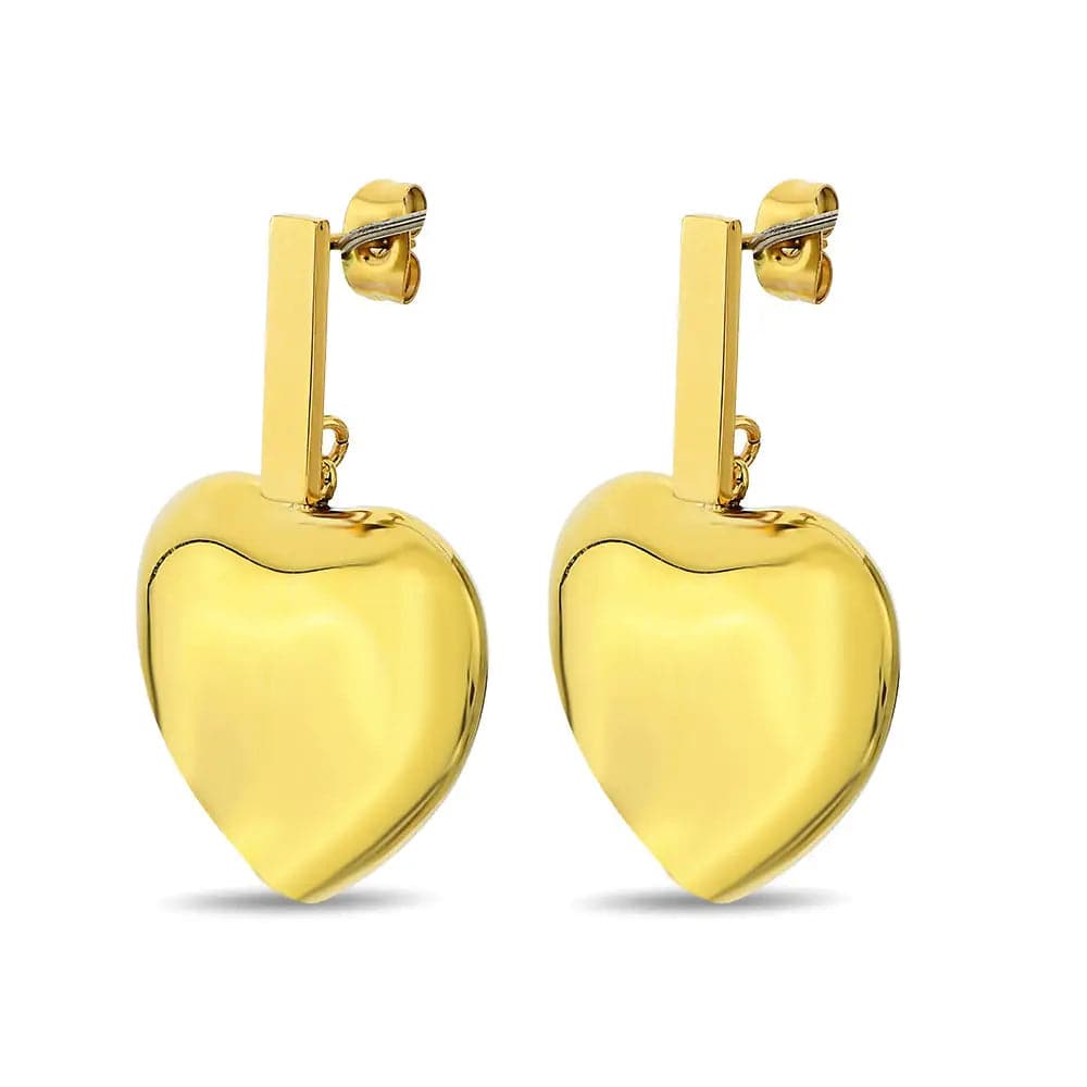 Elumung Ohrringe Gold